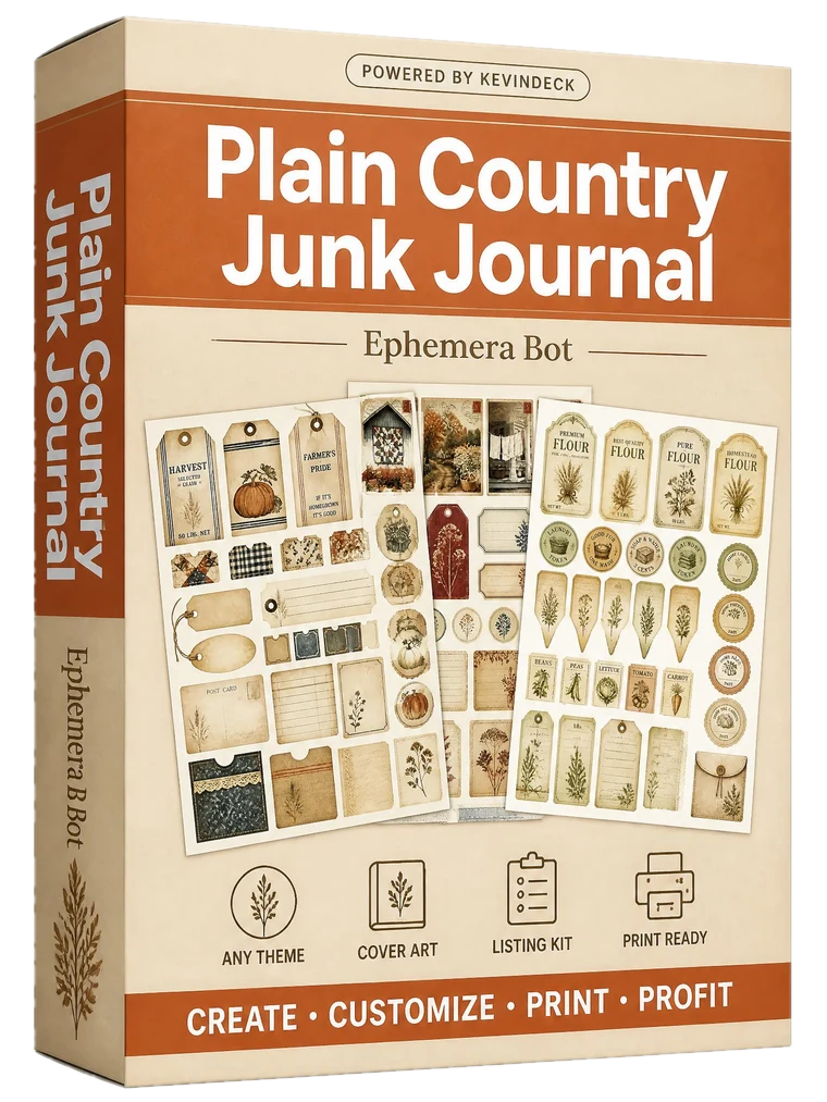 Willow, the plain country junk journal studio