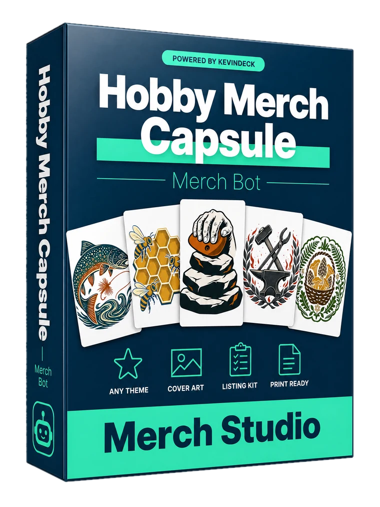 Hank, the hobby merch capsule studio