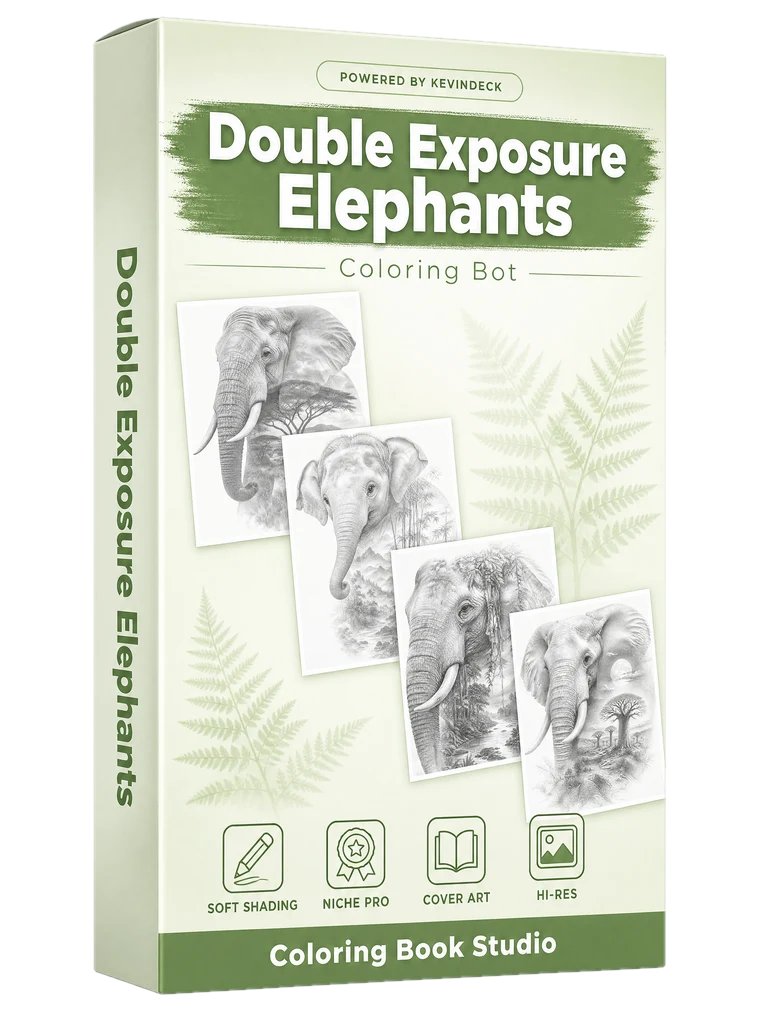 Tembo, the double exposure elephants studio
