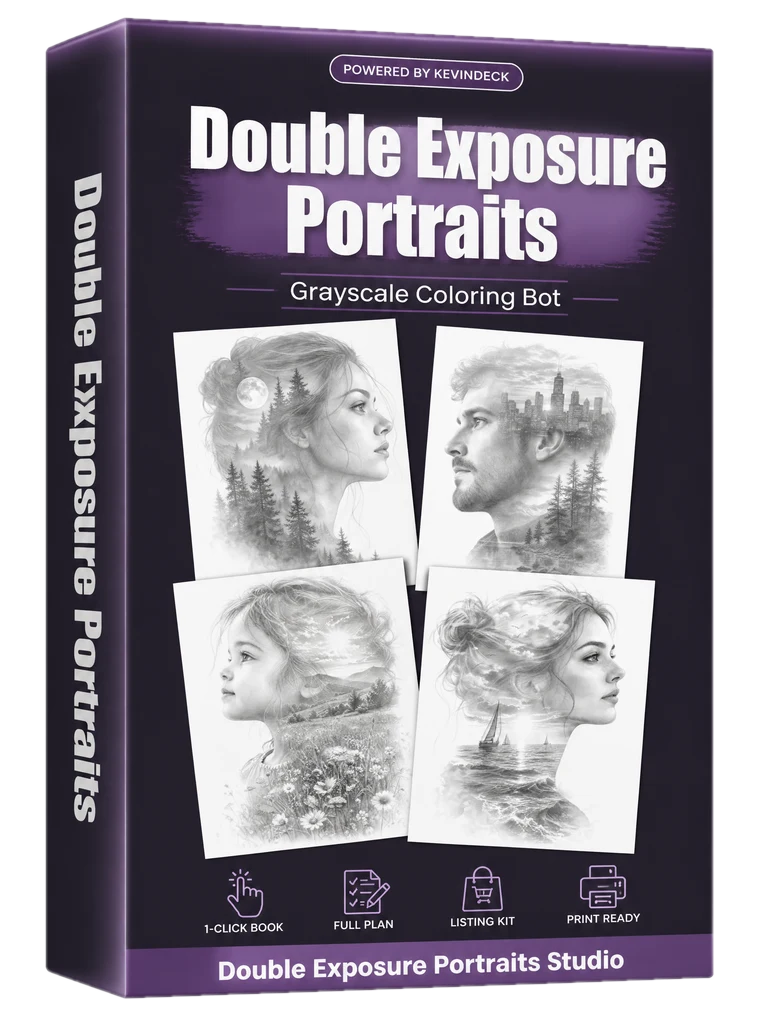 Echo, the double exposure portraits studio
