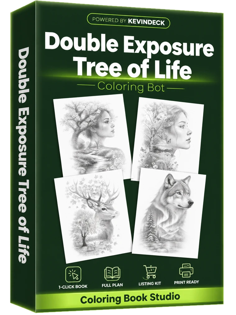 Rowan, the double exposure tree of life studio