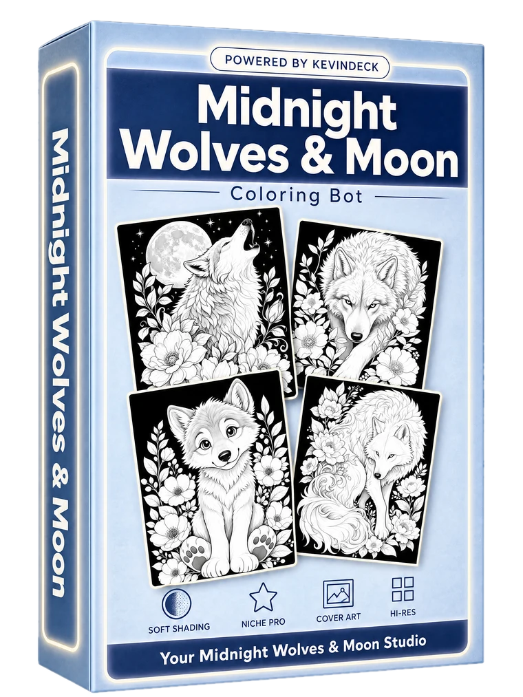 Howler, the midnight wolves & moon studio
